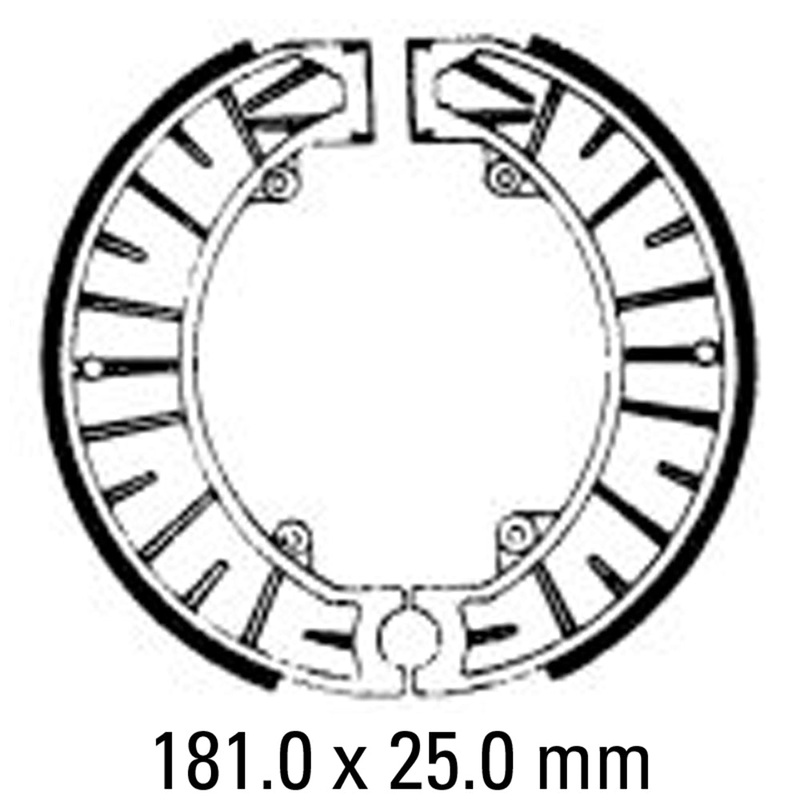 FERODO Brake Shoe Set – FSB815