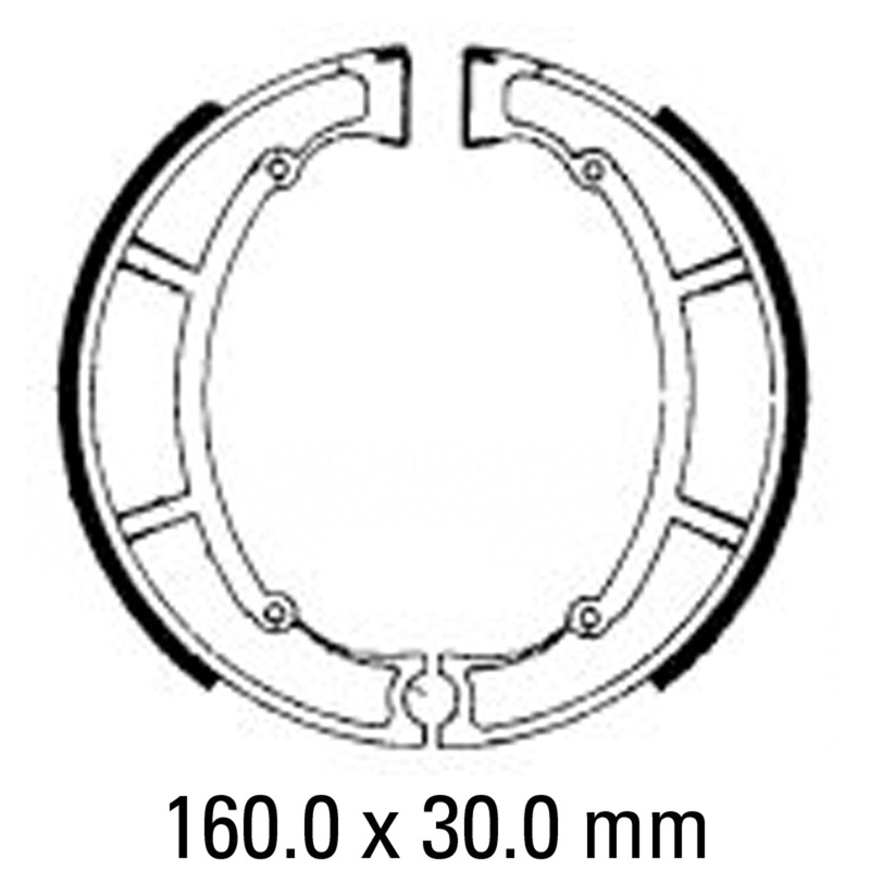 FERODO Brake Shoe Set – FSB819
