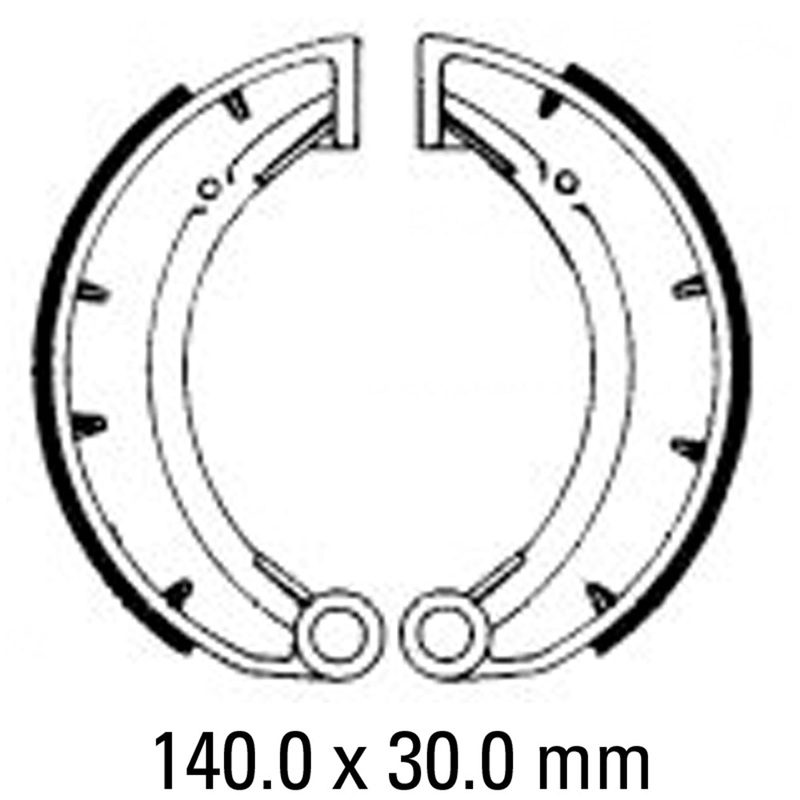 FERODO Brake Shoe Set – FSB824