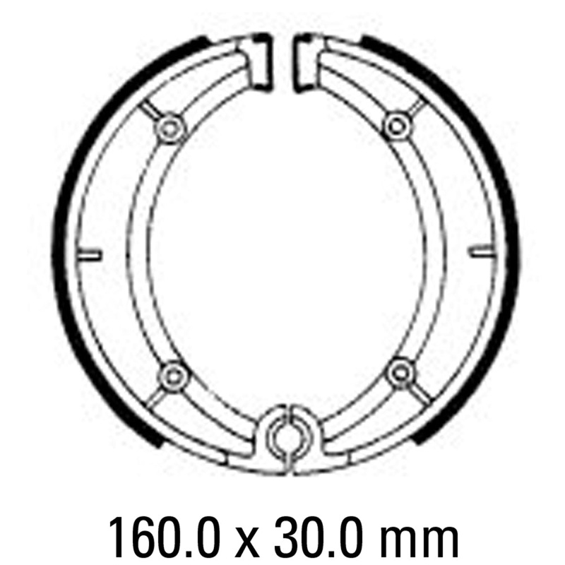 FERODO Brake Shoe Set – FSB876