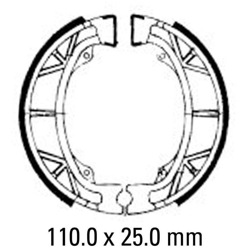 FERODO ECO  Brake Shoe Set – FSB704 EF