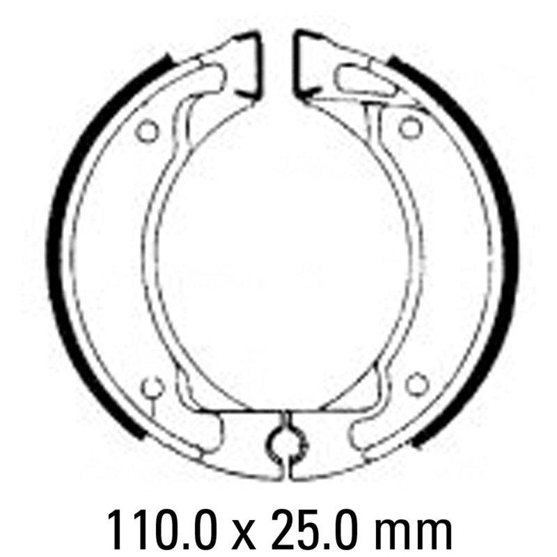 FERODO ECO  Brake Shoe Set – FSB738 EF