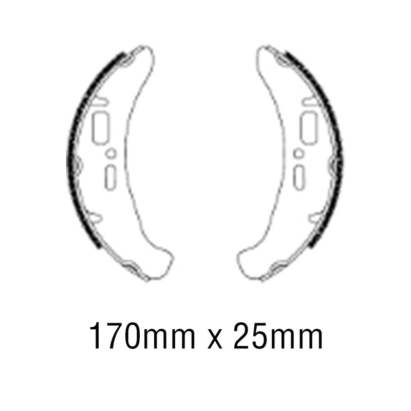 FERODO ECO  Brake Shoe Set – FSB892EF