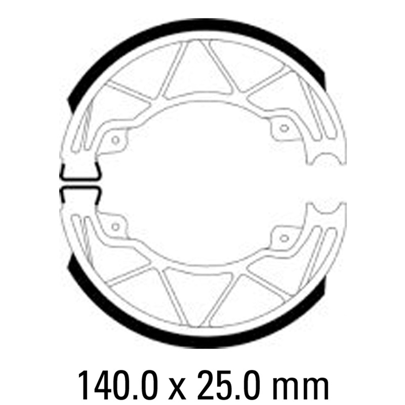 FERODO ECO  Brake Shoe Set – FSB954 EF