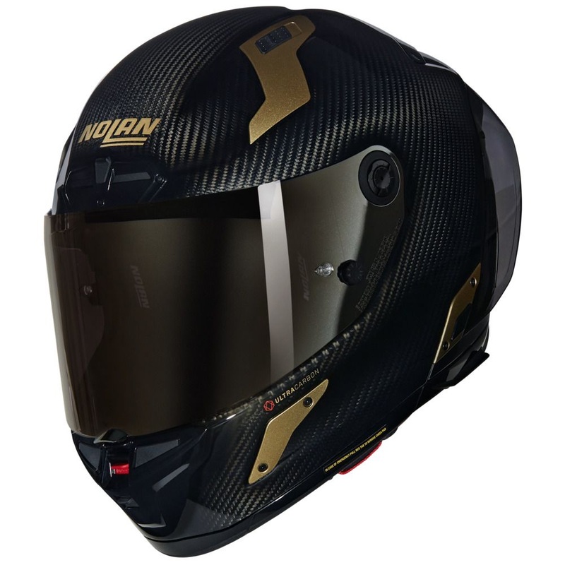 Nolan X-804 RS Full Face Puro Helmet – Carbon/Gold Edition XS