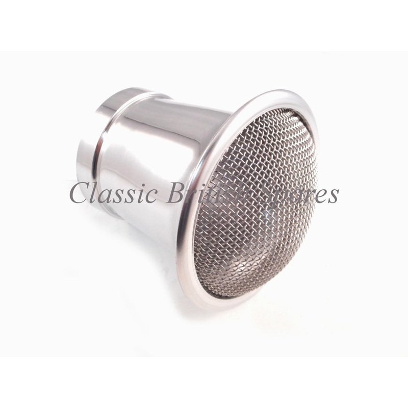 Amal Type Long Velocity Stack W/ Screen (1)  – Choose Stack Type 900 Concentric Series – Dome Screen (928 930 932)