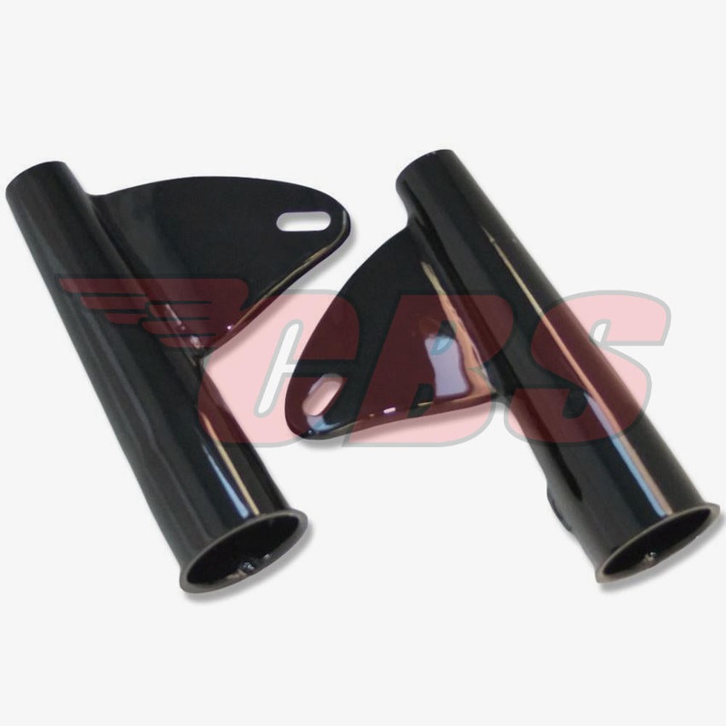 BSA A50 / A65 Headlight Mounting Brackets (1 SET) – Choose finish Black (97-2510 & 97-2512)