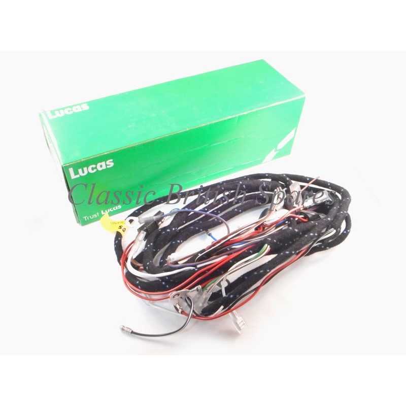 BSA Cloth Bound Lucas Wiring Harness 54952732 1967 C25 B25