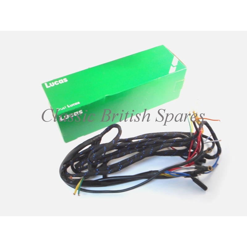 BSA Rigid / Plunger Models Lucas Wiring Harness 865493 1946-55