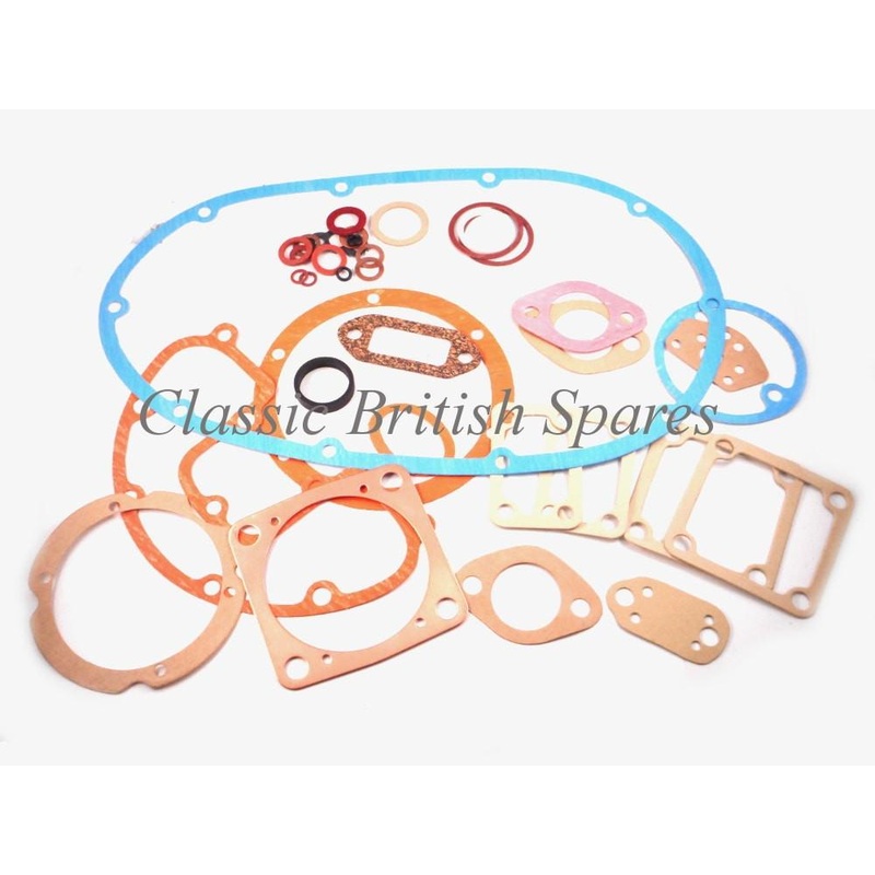 Triumph / BSA Unit Singles Engine Gasket Sets – 1958-73 – Choose Gasket Type BSA C15 / SS80 – 1958-66 (Complete Gasket Set – W/ Copper Head Gasket – UK Made)
