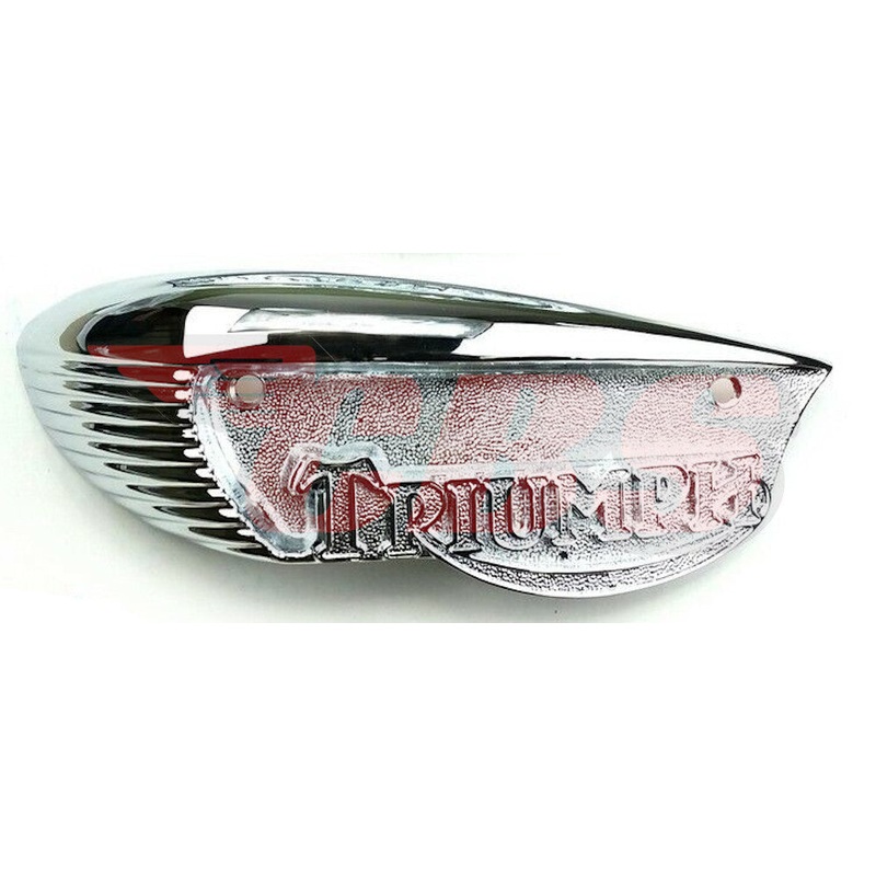 Triumph Twins “Eyebrow” Gas Tank Badges (1) – Choose Badge Type Left Hand – (82-6887 / F6887)
