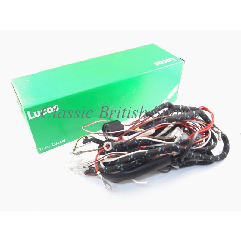 1966 Triumph Lucas Wiring Harness 54938941