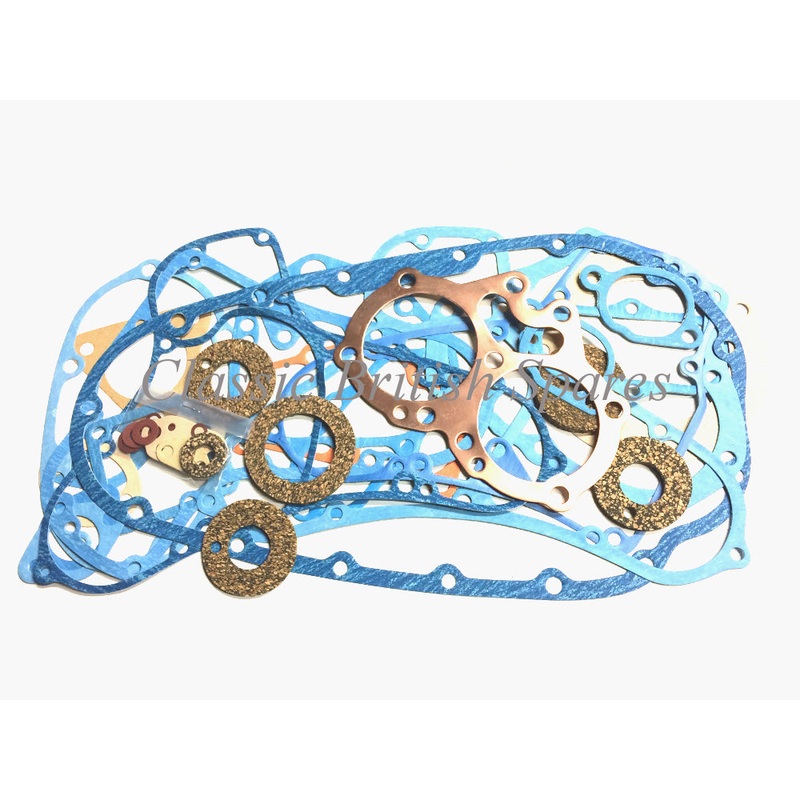 BSA A10 650 Complete Gasket Sets – Choose Variation 1950-63 BSA Goldenflash (W/ Copper Head Gasket)