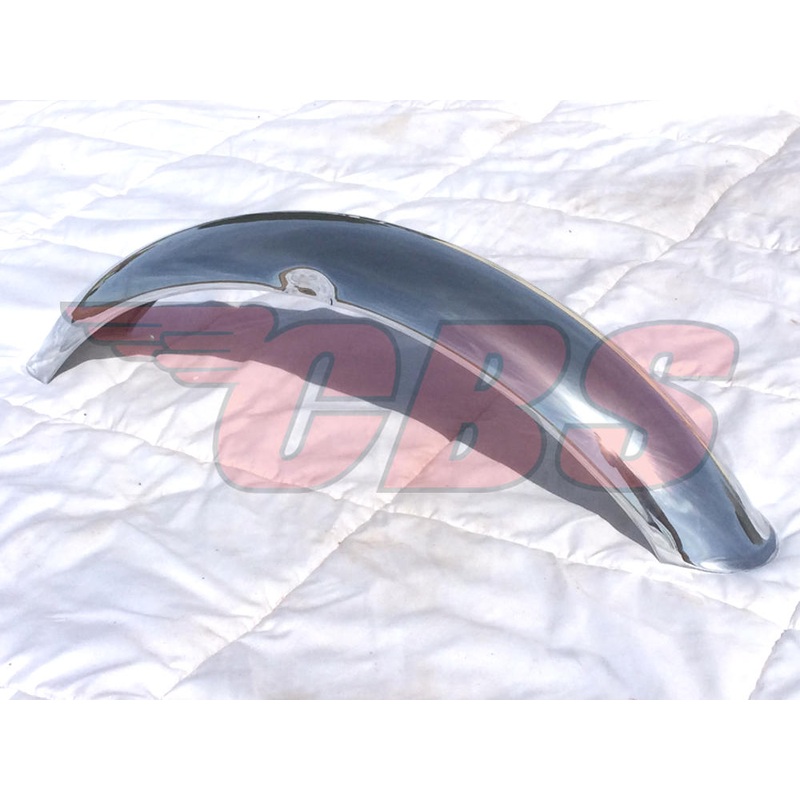BSA Front / Rear Chrome Fenders (1) – A7 / A10 / A50 / A65/ B44 – Choose Year / Model / Fender Type Front (Not Drilled) #41-6533 – (Chrome – B44 1966-70)