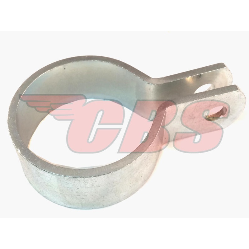 Triumph T120 “TT” Exhaust Pipe Rear / Bottom Brackets (1) – 70-5966