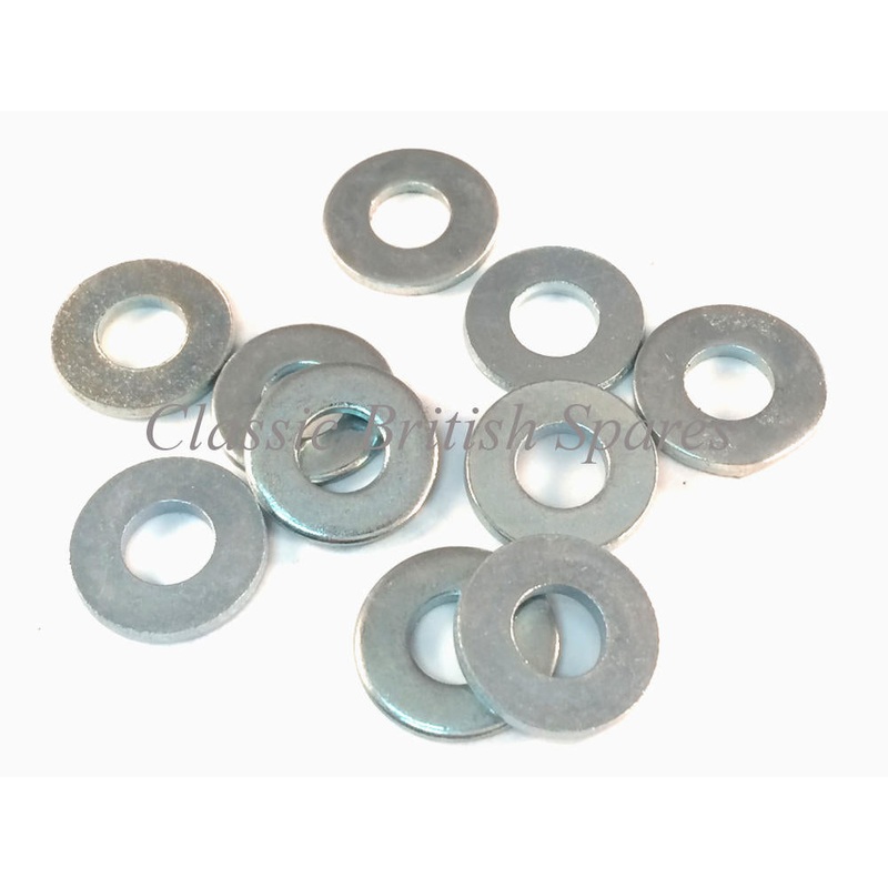 Universal Plain Washers (10) – Choose Size 1/4″ (Narrow Outer Diameter)