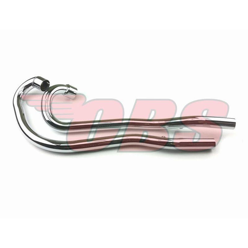 Triumph 500 / 650 High-Level Exhaust Pipes – T100C / TR6C  – Choose Year / Model & Application 1967-68 TR6C (70-7024 & 70-7026) – Left Side