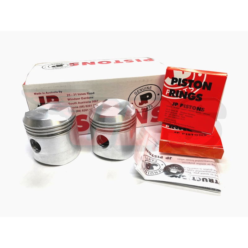 BSA A50 500 Piston & Ring Sets by JP Pistons – 1962-70 – Choose Size / Brand STD (Standard) – (Complete W/ Pistons Rings & Clips) – JP Brand Australia