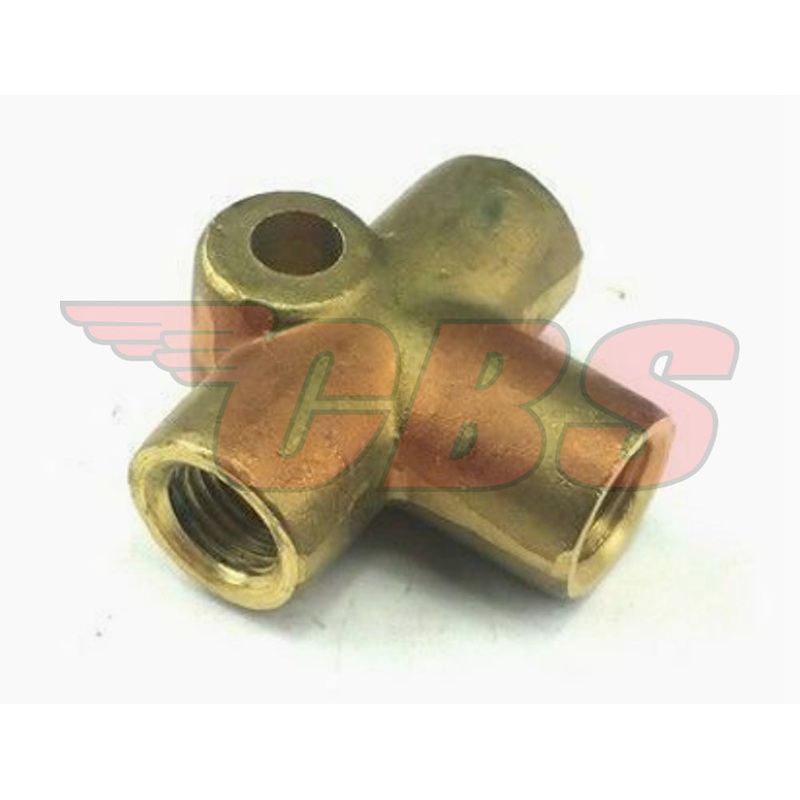 Triumph Front Disc Brake Brass 3-Way Connector (1) – 60-7176