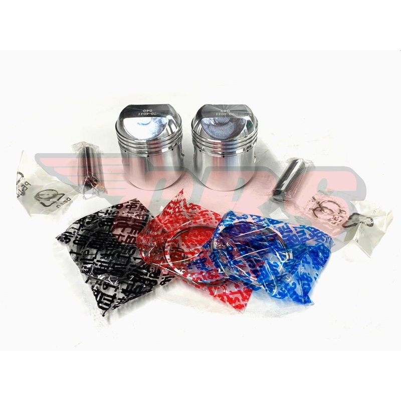 Triumph T90 / 3TA Piston & Ring Set – (1 SET) – Choose Size Complete Piston Set W/ Rings, Clips & Pins – (STD / Standard) – 9:1