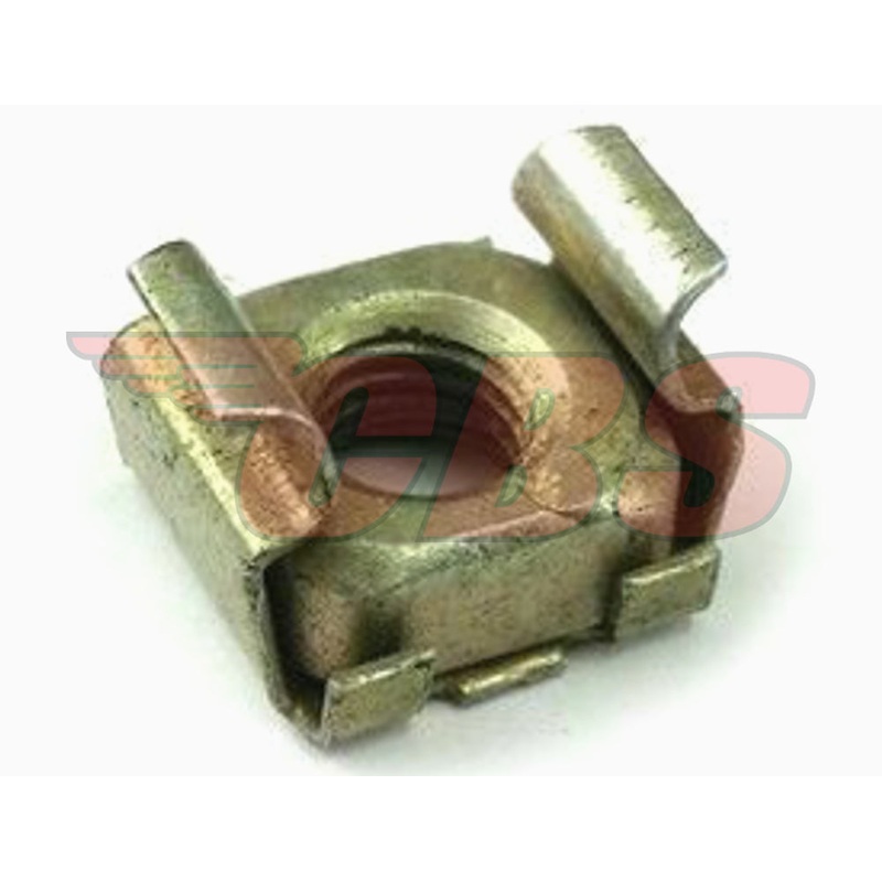 Triumph Toolbox / Side Panel Cover Knob Captive Nut (1) – 83-0222 – 1968-74 – T100 / T120