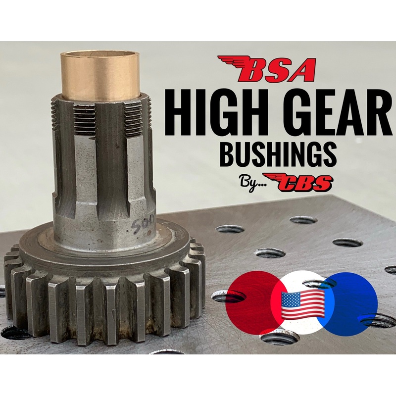 BSA A50 / A65 High Gear Replacement Bushings By CBS (1 PAIR) – 68-3178 – 1962-72