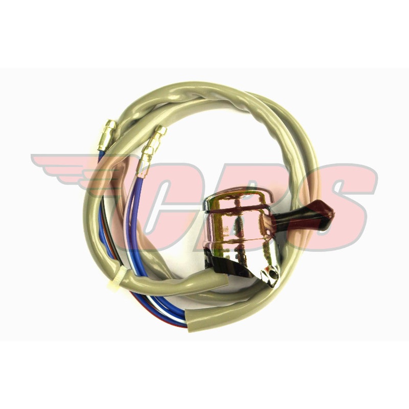 Lucas Horn / Dipper Switch (1) – 31563 – Choose Switch Type Screw-On Horn / Dipper Switch W/ Leads & Bullet Connectors  – 31563 – English Made