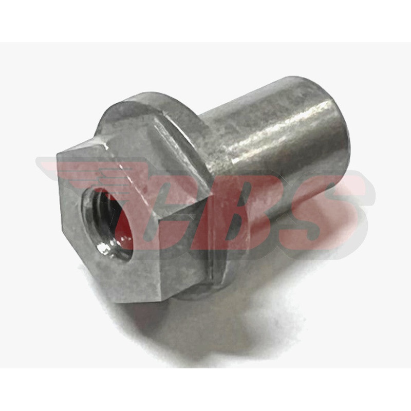 Triumph / BSA Twins Clutch Spring Adjusters (1) – Steel / Brass Hex (12MM Head) Stainless Steel  – (1/4″ X 26 CEI) – Twins