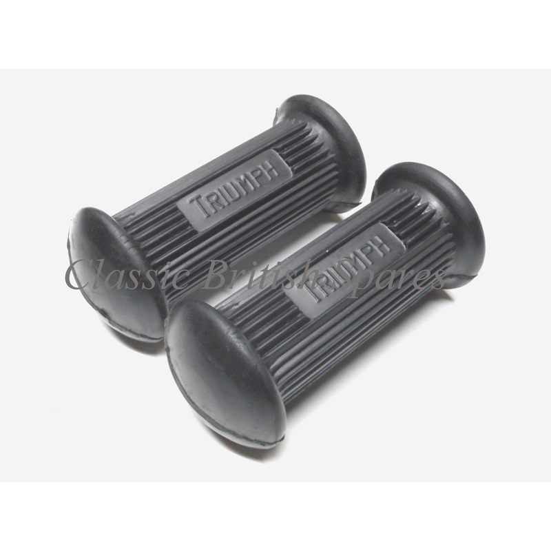 Triumph Riders Front Foot Rest Rubbers (1 Pair) – 82-9279 – 1968-78 – T120 / T140 / T150 / TR6