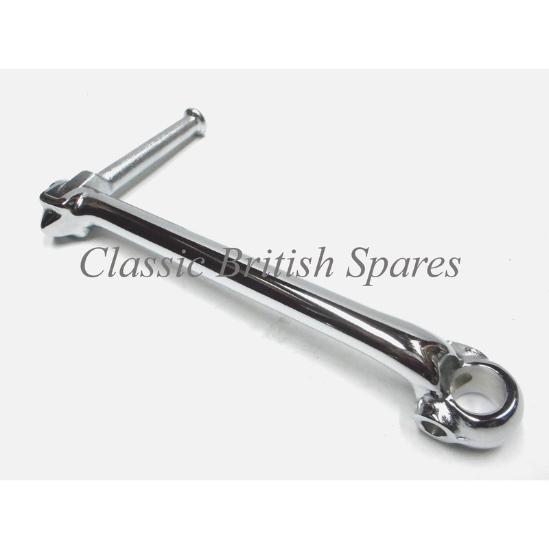 Triumph Twins Chrome Kickstart Lever Assembly (1) 57-7018 – TR6 / T120 / T140 / 6T