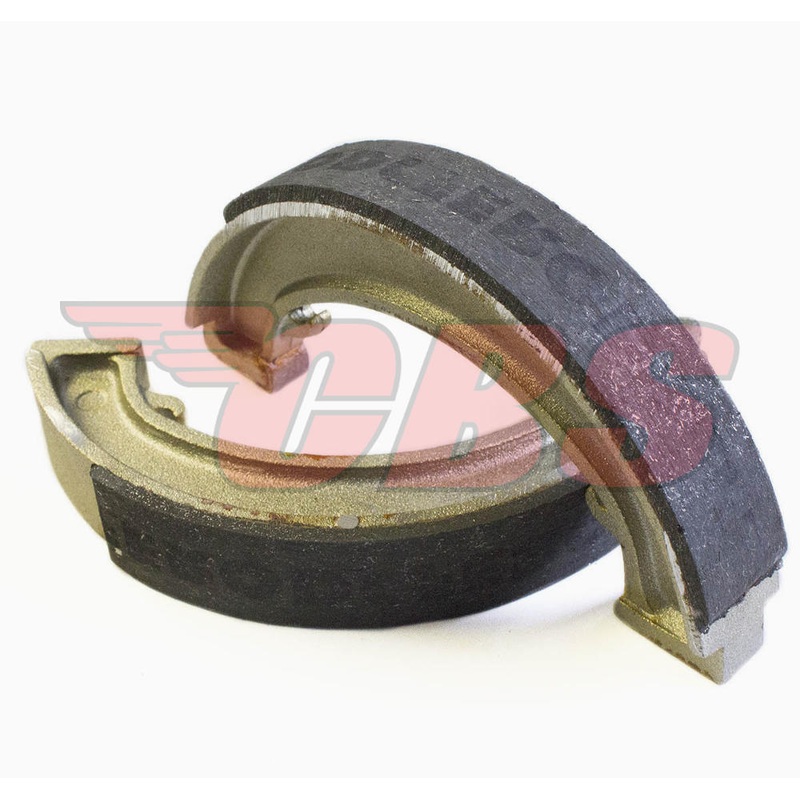Triumph Twins Rear Brake Shoe Set 7″ (37-1406 & 37-1407) – Choose Brand Ferodo (Italy)