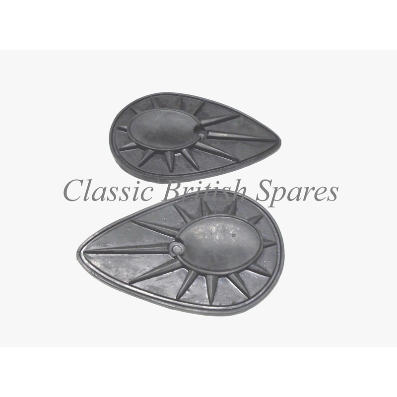 BSA “Pear Shape” Tank Badge Rubber Pads (1 PAIR) – 68-8152 – A7 / A10 / A50 / A65