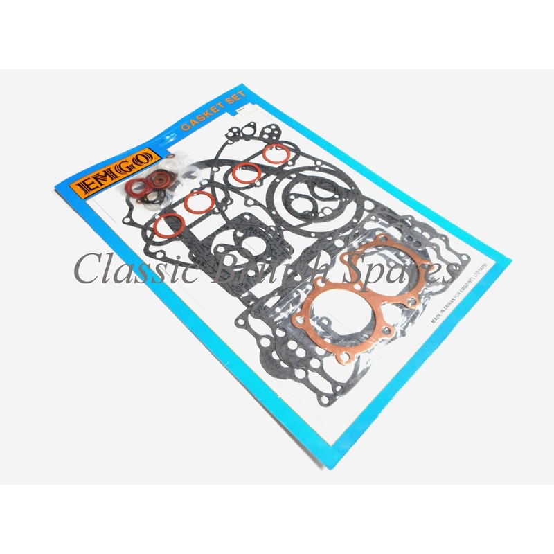 Triumph 650 Unit Engine Gasket Sets – 1963-72 – Choose Gasket Type Complete Gasket Set – EMGO (1963-72 – W/ Copper Head Gasket)