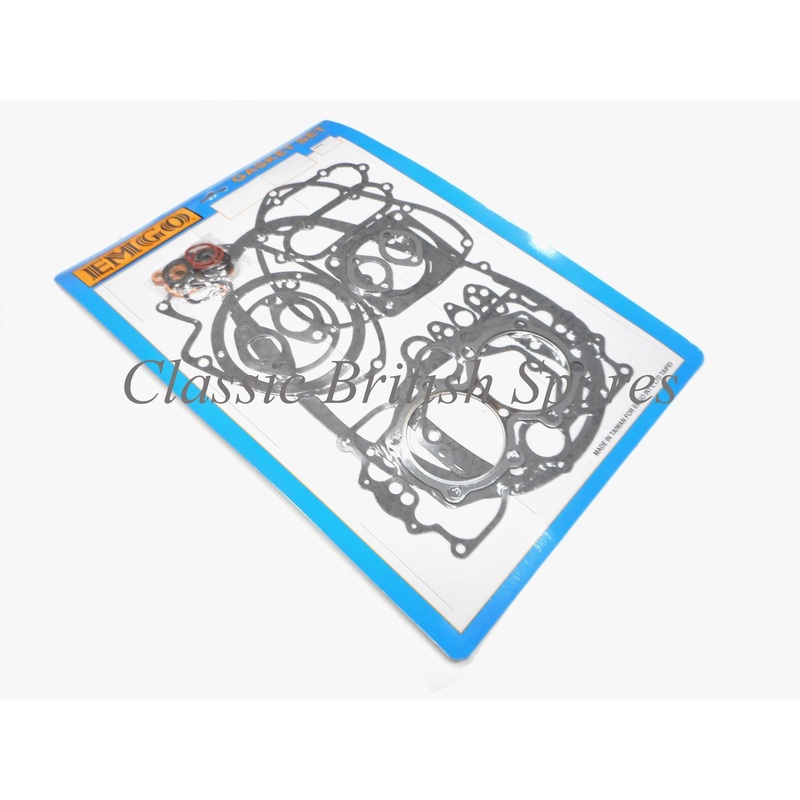 Triumph 750 Engine Gasket Sets – 1973-83 – Choose Gasket Type Complete Gasket Set – EMGO (1973-82 – W/ Composite Head Gasket)