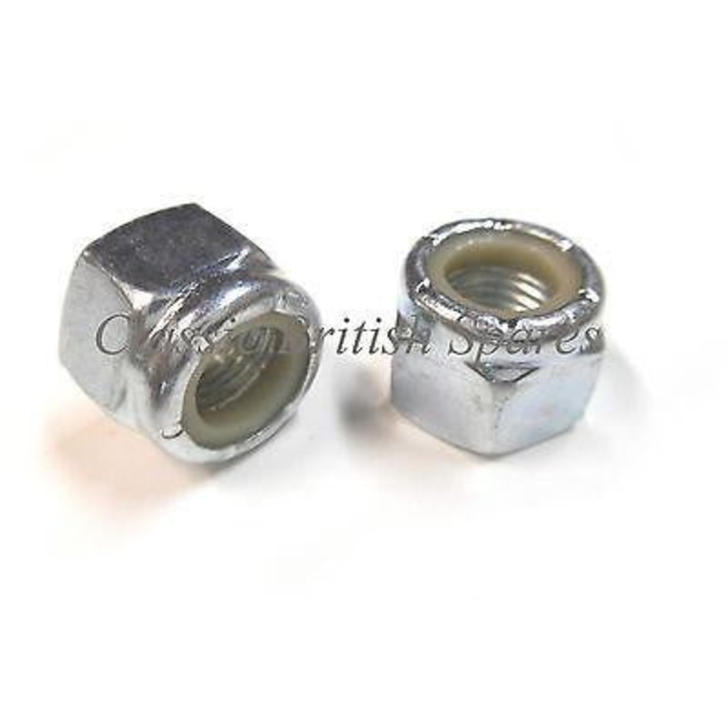 Triumph Handlebar P-Clamp Lock Nuts (2) – 14-1903 – 3/8″ x 24
