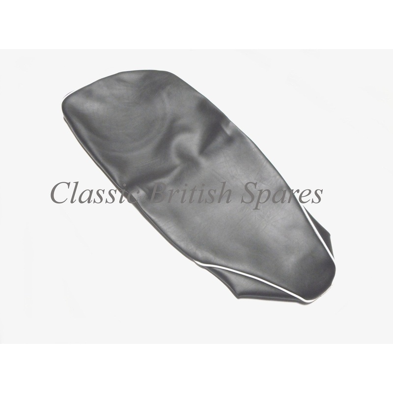 Triumph Pre-Unit Twins “Swing Arm” Black Dual Seat Cover 82-3654 1954-59 6T T110 T120