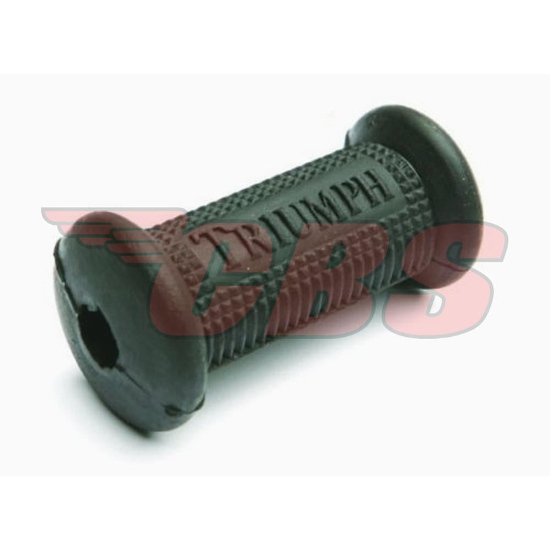 Triumph Singles / Twins Kickstart Lever Rubbers (1) – Choose Rubber Style Block “Triumph” Text – (Open End)