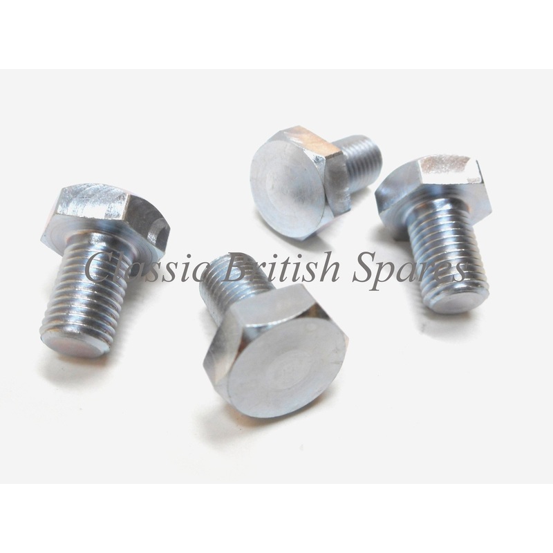 Triumph TR6 / T120 Muffler Silencer Mounting Bracket Bolts (4) – 82-0929 – 1963-70