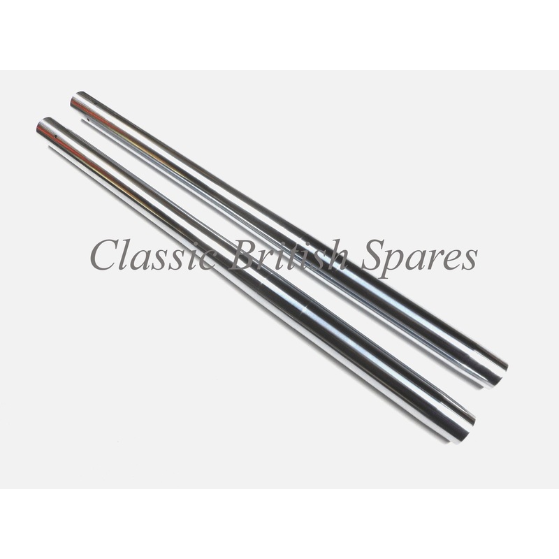 BSA A50 A65 Fork Tube Set Hard Chrome 68-5144 500 650 1966-68 Lightning Hornet