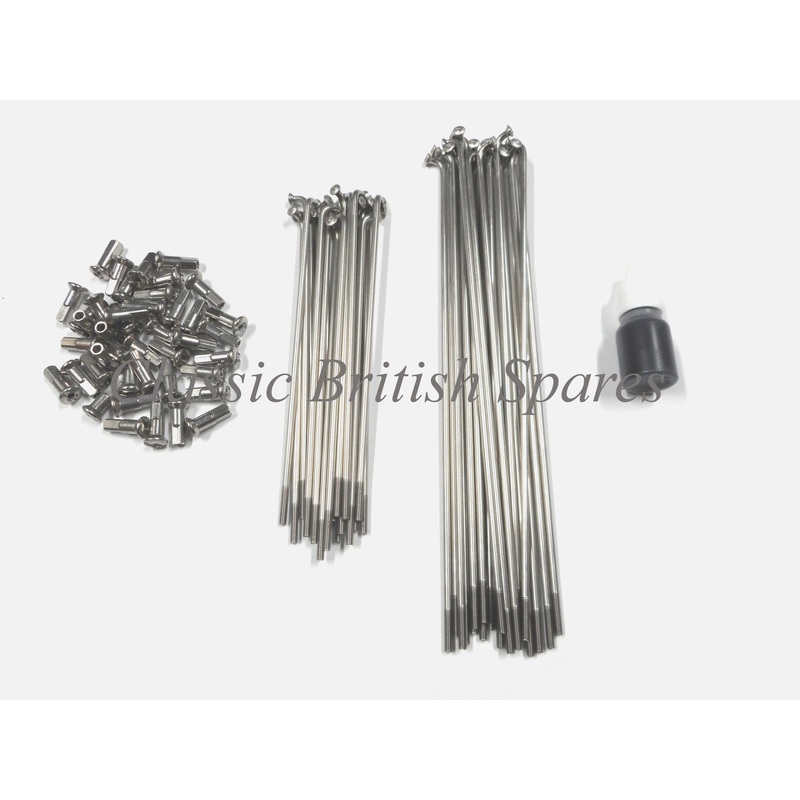 BSA Stainless Steel Front Wheel Spoke Set 19″- A50 / A65 / B44 / B31 – (PRE-1969)