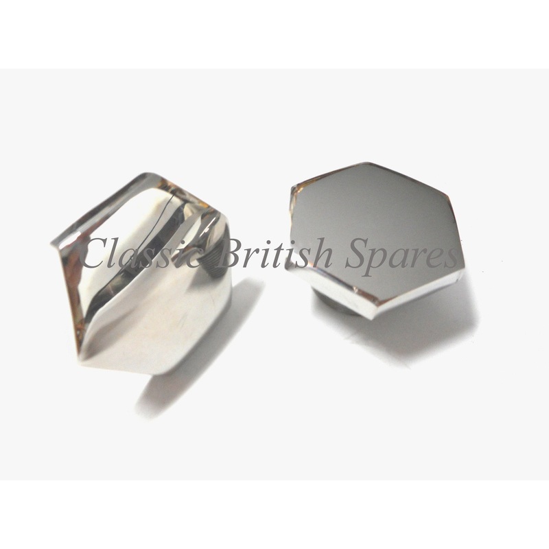 Triumph / BSA Twins Fork Tube Stainless Nuts (2) – 97-2245S – 1968-74