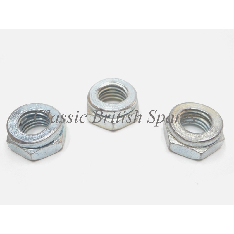 Triumph Late Alternator Mounting Locknuts (3) 14-0702 – 1969-80 – T100 / T120 / T140