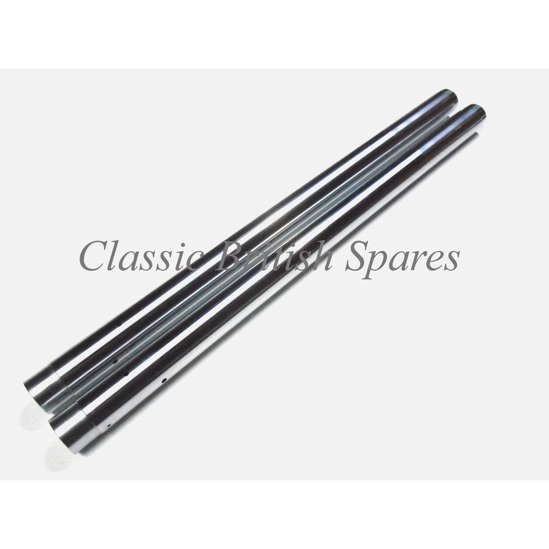 Triumph Unit Twins Hard Chrome Front Fork Tube Set 97-1889 1964-67 T100 T120 TR6