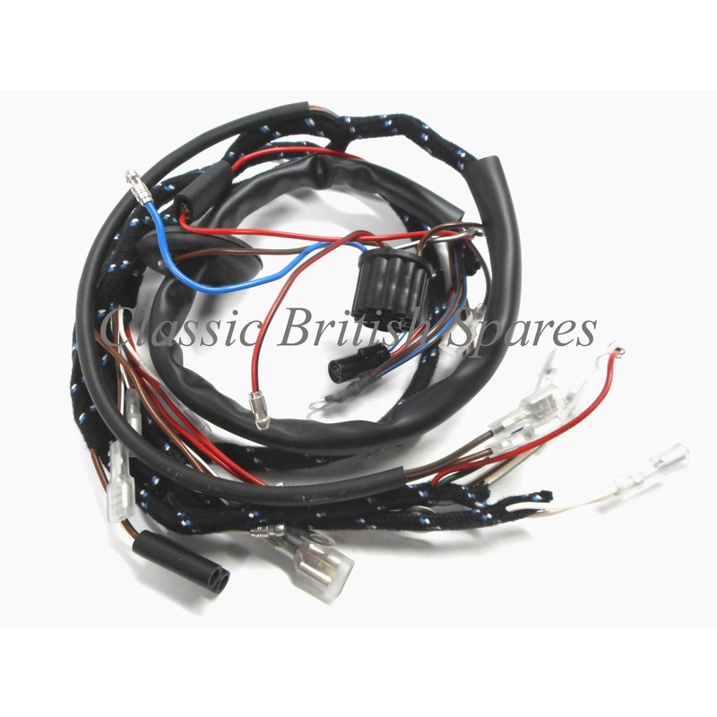 BSA A50 / A65 Lucas Type Main Cloth Wiring Harness – 54950625 -1967 Only