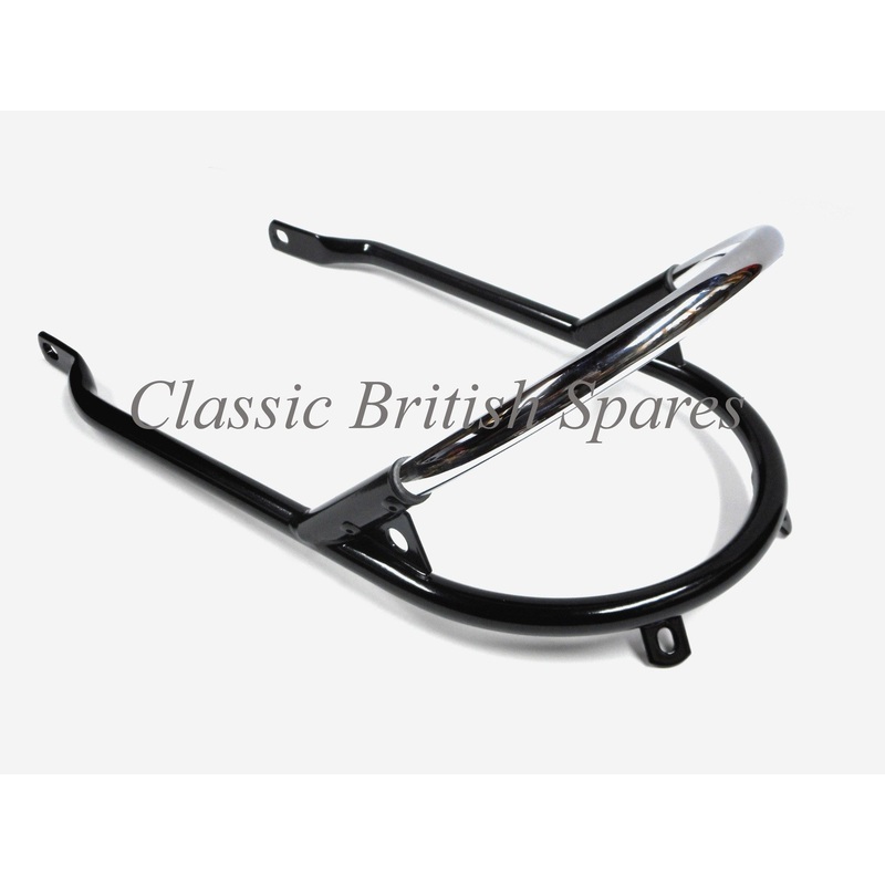 Triumph Bonneville Rear Grab Rail Black / Chrome 83-1571 1970 Tiger Trident T100