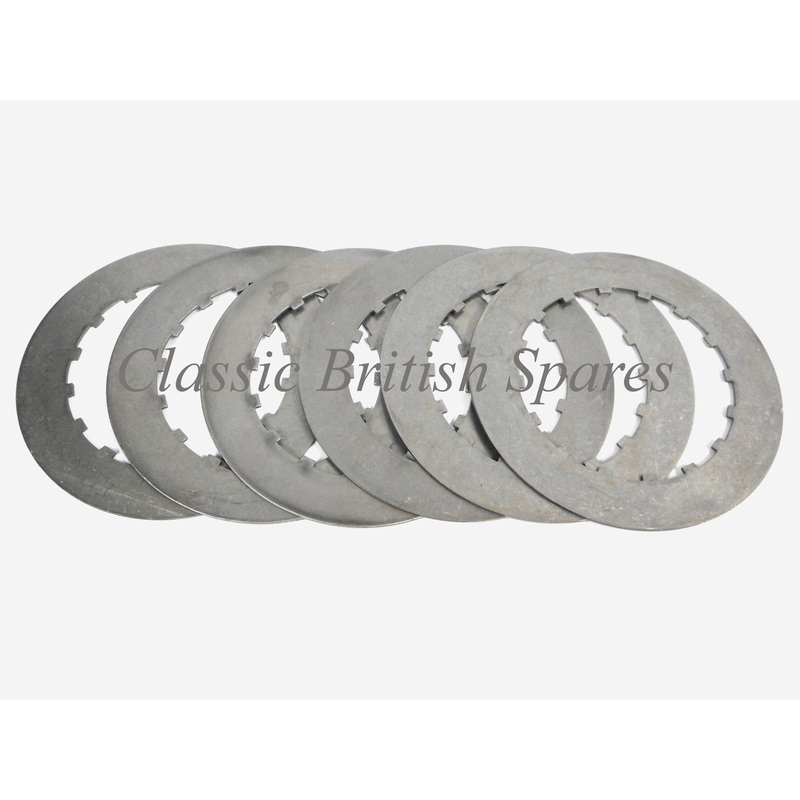Triumph / BSA Twins Plain Steel Clutch Plates (6) – 57-1363 – 500 / 650 / 750