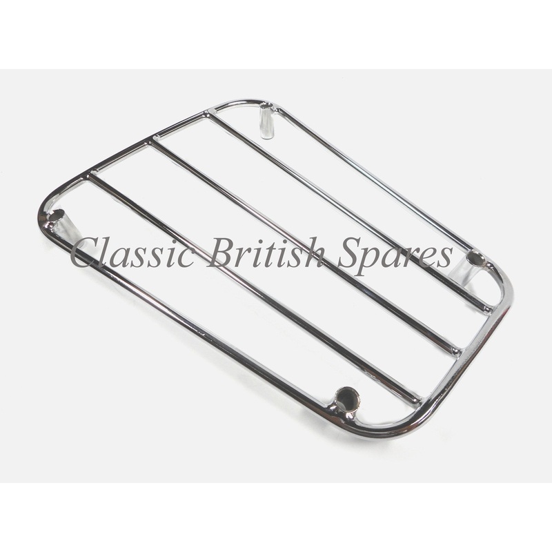 Triumph Pre-Unit Twins Chrome Parcel Grid Rack (1) – 82-2933 – 1949-56 – 5T / 6T / T110