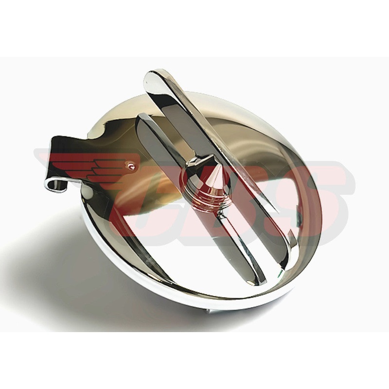 BSA Goldstar 2 1/2″ “Wing Nut” Chrome Gas Cap (1) – 66-8351