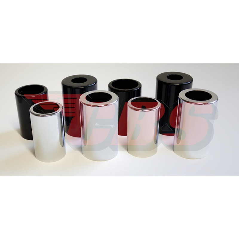 BSA Pre-Unit Singles / Twins “Plunger” Rear Shock Covers (1 Set) – B31 / B33 / M20 / A7 / A10 / Etc
