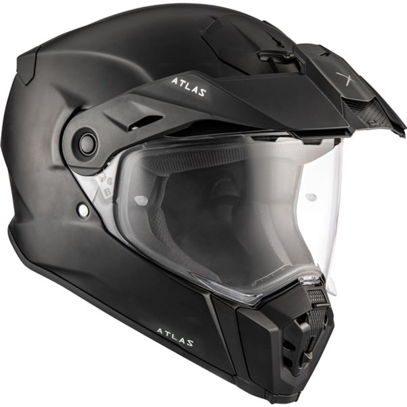 CKX Atlas Solid Helmet (Dual Sport) Matte Black MD / 57-58